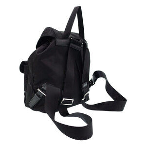 Prada Two Pocket Daybag Tessuto Backpack Rucksack Black